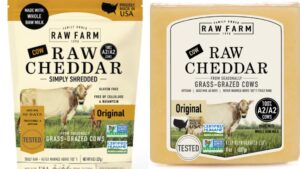 FDA warning regarding RAW FARM raw cheddar cheese