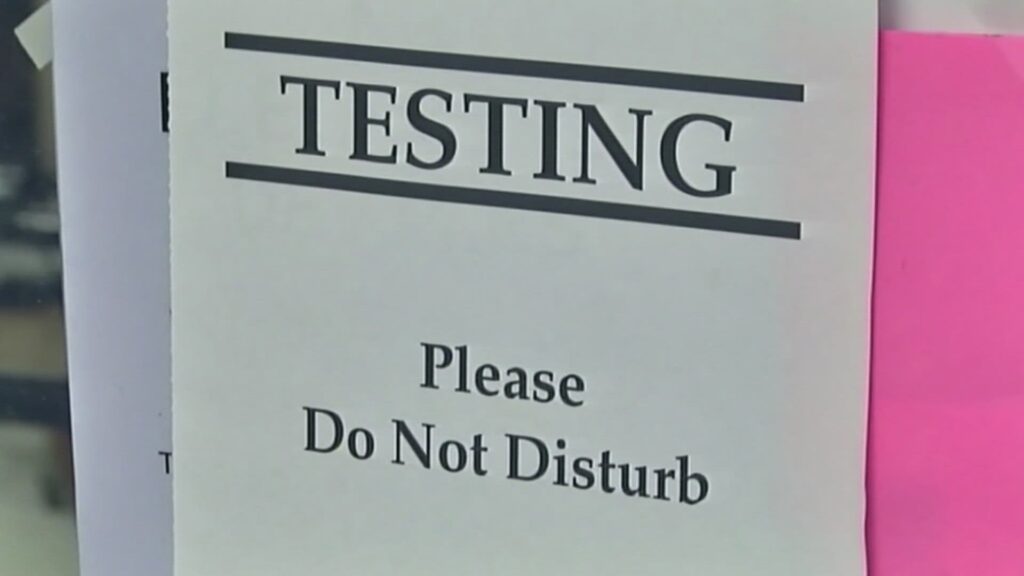 Young trainees learning skills in an advanced manufacturing training center