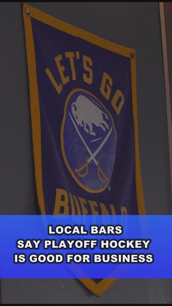 A packed bar in downtown Buffalo during the Sabres playoffs