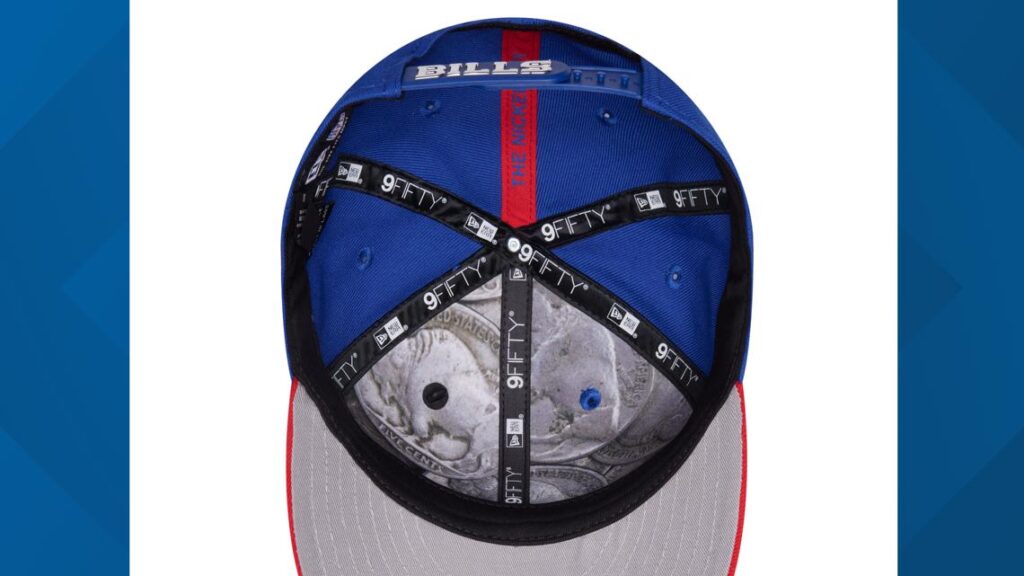 The New Era 2026 NFL Draft Collection cap featuring chrome accents