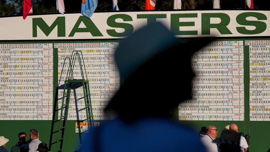 The Masters golf tournament