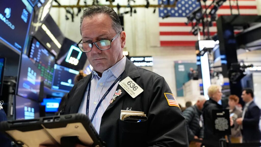 Stock market trading charts showing a strong upward trend and economic growth